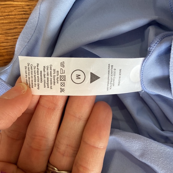 Balance x Vitality Blue Cropped Tank - Picture 2 of 4